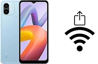 So generieren Sie einen QR-Code mit dem Wifi-Passwort auf einem Xiaomi Redmi A2+