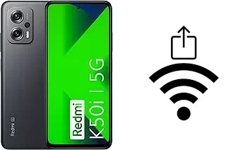 So generieren Sie einen QR-Code mit dem Wifi-Passwort auf einem Xiaomi Redmi K50i