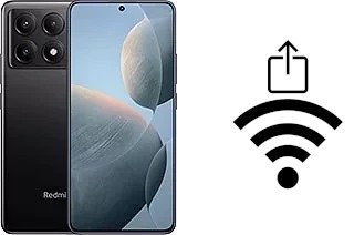 So generieren Sie einen QR-Code mit dem Wifi-Passwort auf einem Xiaomi Redmi K70E