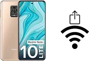 So generieren Sie einen QR-Code mit dem Wifi-Passwort auf einem Xiaomi Redmi Note 10 Lite