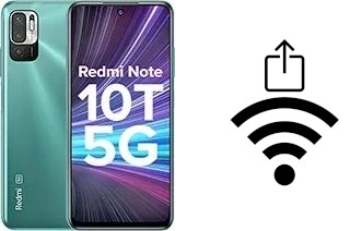 So generieren Sie einen QR-Code mit dem Wifi-Passwort auf einem Xiaomi Redmi Note 10T 5G