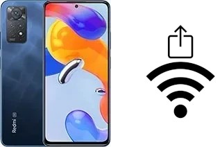 So generieren Sie einen QR-Code mit dem Wifi-Passwort auf einem Xiaomi Redmi Note 11 Pro 5G