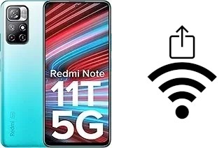 So generieren Sie einen QR-Code mit dem Wifi-Passwort auf einem Xiaomi Redmi Note 11T 5G