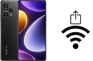 So generieren Sie einen QR-Code mit dem Wifi-Passwort auf einem Xiaomi Redmi Note 12 Turbo