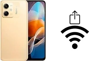 So generieren Sie einen QR-Code mit dem Wifi-Passwort auf einem Xiaomi Redmi Note 12R Pro