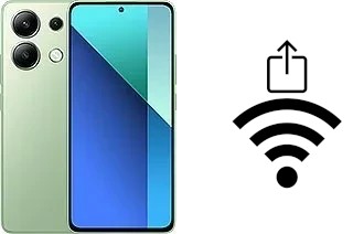 So generieren Sie einen QR-Code mit dem Wifi-Passwort auf einem Xiaomi Redmi Note 13 4G