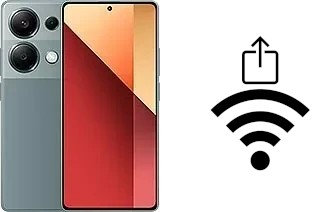 So generieren Sie einen QR-Code mit dem Wifi-Passwort auf einem Xiaomi Redmi Note 13 Pro 4G