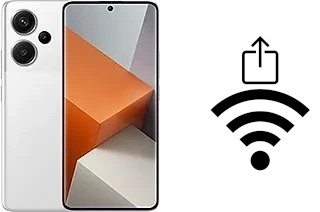 So generieren Sie einen QR-Code mit dem Wifi-Passwort auf einem Xiaomi Redmi Note 13 Pro+