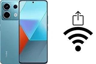 So generieren Sie einen QR-Code mit dem Wifi-Passwort auf einem Xiaomi Redmi Note 13 Pro