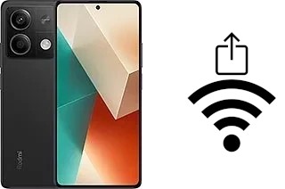 So generieren Sie einen QR-Code mit dem Wifi-Passwort auf einem Xiaomi Redmi Note 13