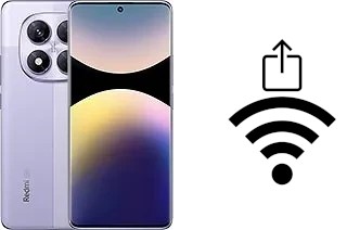 So generieren Sie einen QR-Code mit dem Wifi-Passwort auf einem Xiaomi Redmi Note 14 Pro 5G