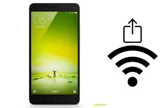 So generieren Sie einen QR-Code mit dem Wifi-Passwort auf einem Xiaomi Redmi Note 2 Prime