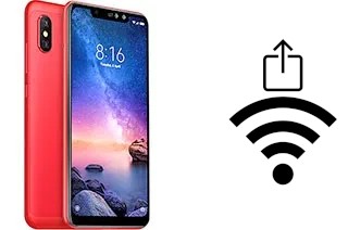 So generieren Sie einen QR-Code mit dem Wifi-Passwort auf einem Xiaomi Redmi Note 6 Pro