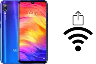 So generieren Sie einen QR-Code mit dem Wifi-Passwort auf einem Xiaomi Redmi Note 7 Pro