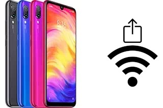 So generieren Sie einen QR-Code mit dem Wifi-Passwort auf einem Xiaomi Redmi Note 7