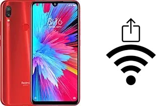 So generieren Sie einen QR-Code mit dem Wifi-Passwort auf einem Xiaomi Redmi Note 7S