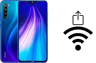 So generieren Sie einen QR-Code mit dem Wifi-Passwort auf einem Xiaomi Redmi Note 8