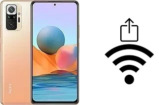 So generieren Sie einen QR-Code mit dem Wifi-Passwort auf einem Xiaomi Redmi Note 10 Pro (India)