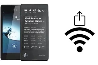 So generieren Sie einen QR-Code mit dem Wifi-Passwort auf einem Yota YotaPhone