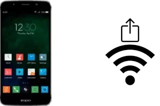 So generieren Sie einen QR-Code mit dem Wifi-Passwort auf einem Zopo Speed 7 Plus