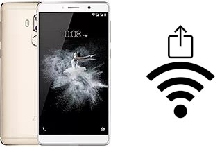 So generieren Sie einen QR-Code mit dem Wifi-Passwort auf einem ZTE Axon 7 Max