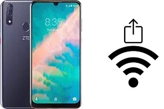 So generieren Sie einen QR-Code mit dem Wifi-Passwort auf einem ZTE Blade 10 Prime