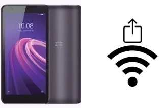 So generieren Sie einen QR-Code mit dem Wifi-Passwort auf einem ZTE Blade A3 Lite