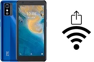 So generieren Sie einen QR-Code mit dem Wifi-Passwort auf einem ZTE Blade L9