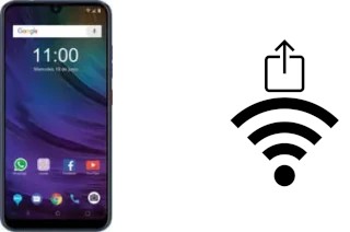 So generieren Sie einen QR-Code mit dem Wifi-Passwort auf einem ZTE Blade V10 Vita