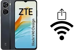 So generieren Sie einen QR-Code mit dem Wifi-Passwort auf einem ZTE Blade V40 Design