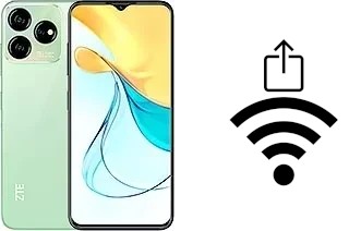 So generieren Sie einen QR-Code mit dem Wifi-Passwort auf einem ZTE Blade V50 Design 4G