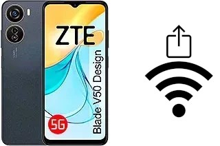 So generieren Sie einen QR-Code mit dem Wifi-Passwort auf einem ZTE Blade V50 Design