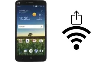 So generieren Sie einen QR-Code mit dem Wifi-Passwort auf einem ZTE Blade X2 Max