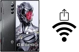 So generieren Sie einen QR-Code mit dem Wifi-Passwort auf einem ZTE nubia Red Magic 8 Pro