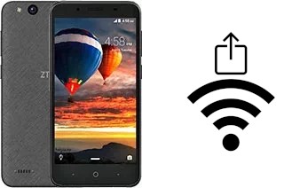 So generieren Sie einen QR-Code mit dem Wifi-Passwort auf einem ZTE Tempo Go