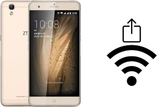 So generieren Sie einen QR-Code mit dem Wifi-Passwort auf einem ZTE Blade V7 Max